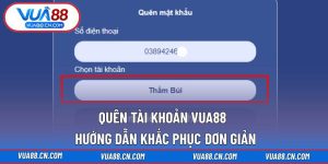 Quên Tài KHoản VUA88